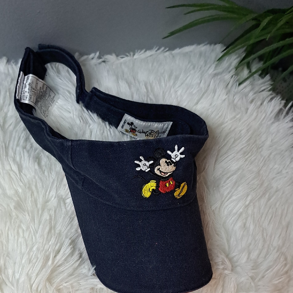 Walt Disney World Mickey Mouse Kids Visor - Dark Blue Youth Hat